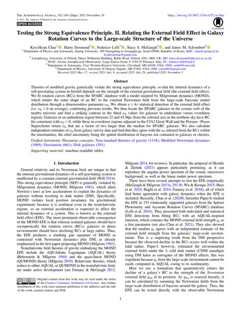 Testing the Strong Equivalence Principle. II. Relating the External ... - wintechmobiles.com