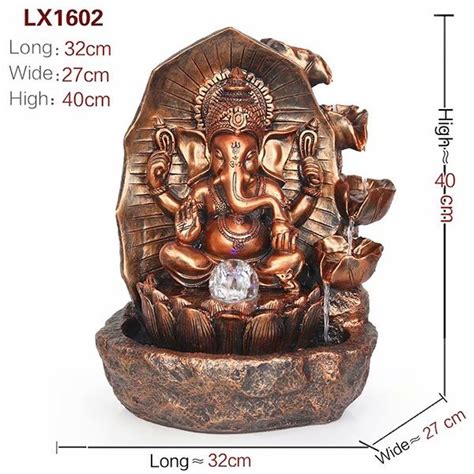 TF10 Ganesha Series Water Fountain Table Top Indoor Hinduism ...