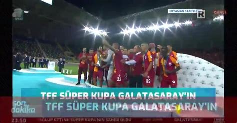 TFF Süper Kupa 2019 şampiyonu Galatasaray! Fotomaç TV. 