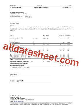 TFS465B Selling Leads, Price trend, TFS465B DataSheet …