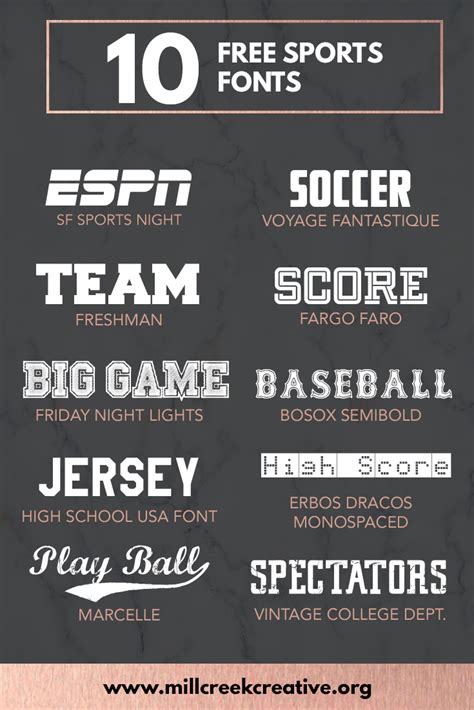 The 12 Best Fonts for Sports Designers - muktibox.com