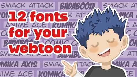 The 12 best fonts for webtoons and manga - Lemoon's Studio - muktibox.com