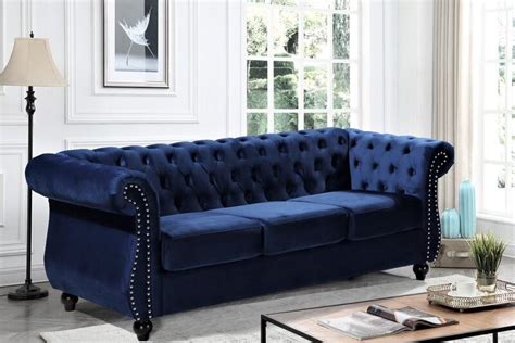 The 15 Best Blue Velvet Sofas and Couches | Houzz - balustradellc