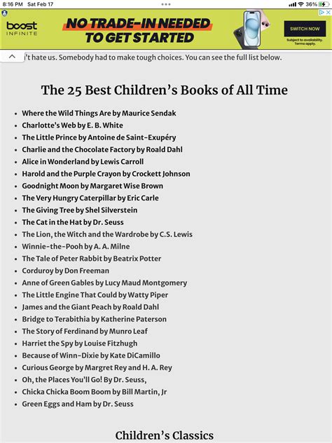 The 25 Best Children’s Books of All Time - balustradellc