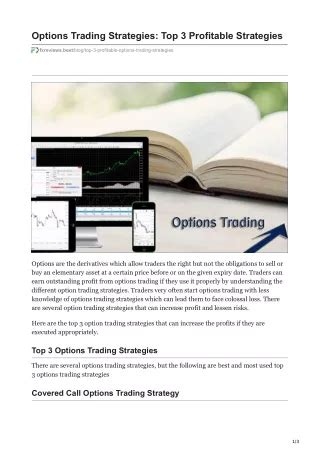 The 3 Best Options Trading Strategies (Most Profitable … - balustradellc
