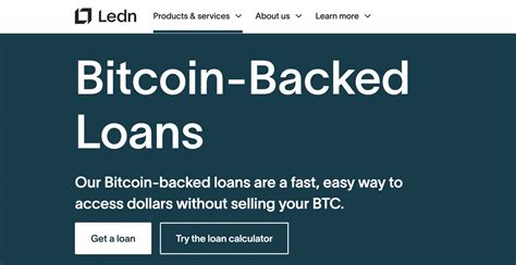 The 5 Best Bitcoin Loan Platforms in 2025 | Ledn Blog - balustradellc
