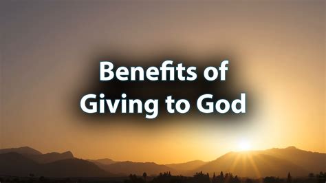The 7 Benefits of Giving - Exalt Church - balustradellc