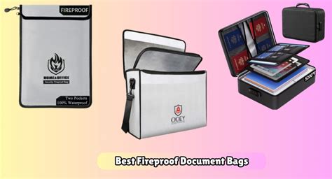 The 7 Best Fireproof Document Bags for Home Use in 2026 - balustradellc