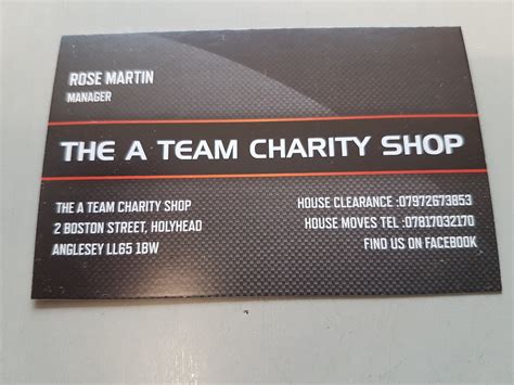 THE A TEAM CHARITY SHOP - Facebook