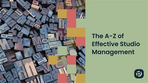 The A-Z of Effective Studio Management: A … - balustradellc