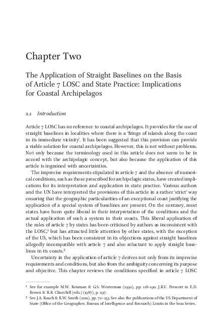 The Application of Straight Baselines to Mid-Ocean Archipelagos ... - wintechmobiles.com