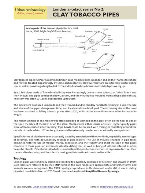 The archaeology of the clay pipe and the study of smoking - wintechmobiles.com