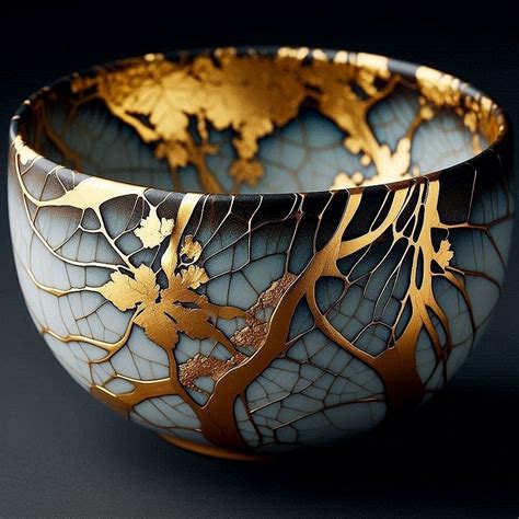 The art of Kintsugi with Gold leaves - Giusto Manetti … - muktibox.com