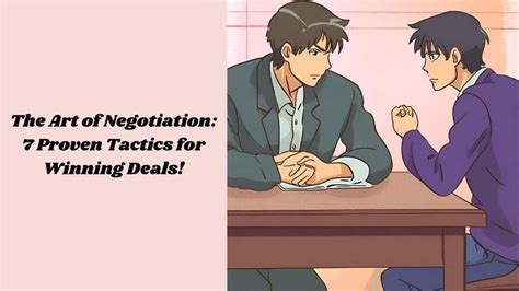 The Art of Negotiation: 7 Proven Tactics for Winning … - balustradellc