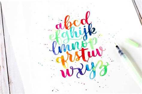 The Art of Watercolor Lettering - muktibox.com