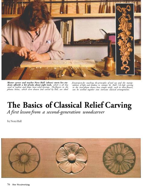 The Basics of Classical Relief Carving - FineWoodworking - muktibox.com