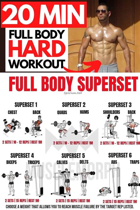 The Best 20 Minute Full Body Workouts for Men - Fit To Impress - balustradellc