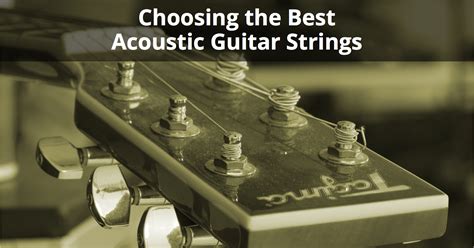 The Best Acoustic Guitar Strings of 2021 - Strum Avenue - balustradellc