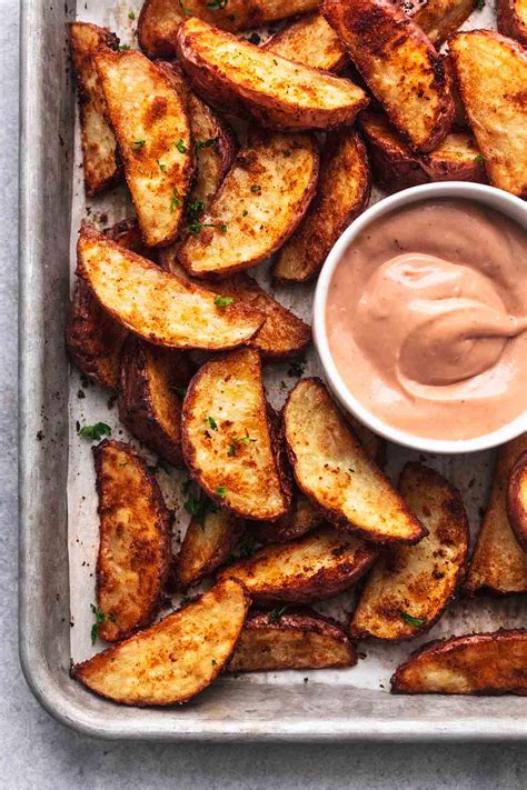 The BEST Crispy Potato Wedges - Cookin' with Mima - balustradellc