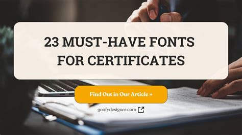 The Best Fonts for Certificates - 22 Expert … - muktibox.com