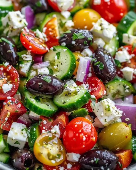 The Best Greek Salad - Krystel's Cooking - balustradellc