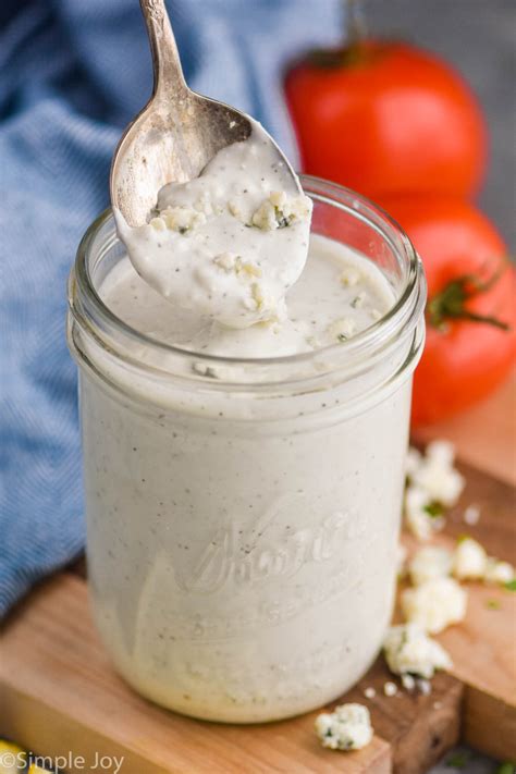 The Best Homemade Blue Cheese Dressing - Rich & Creamy - balustradellc