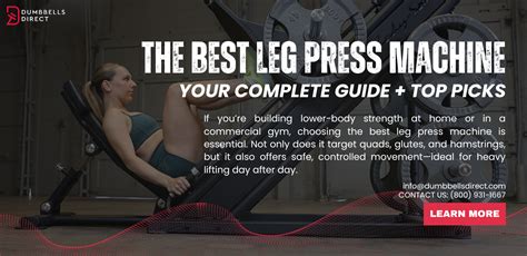 The Best Leg Press Machine: Your Complete Guide - balustradellc