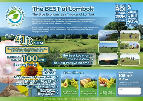 The Best of Lombok, Kavling Produktif Tiram Mutiara - balustradellc