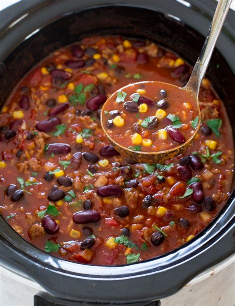 The Best Slow Cooker Turkey Chili - With Sweet Honey - balustradellc