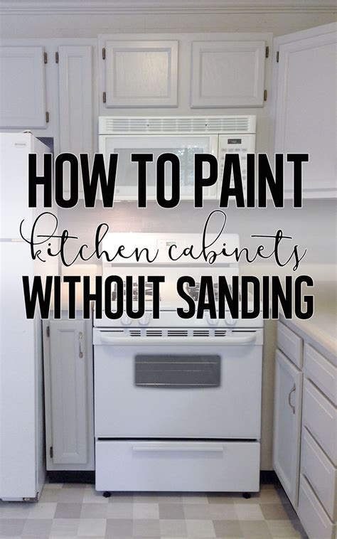 The Best Way to Paint Kitchen Cabinets (No Sanding!) - balustradellc