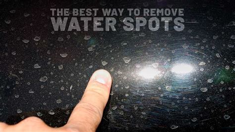 The Best Way to Remove Water Spots - Dr. Beasley's - balustradellc