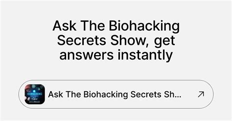 The Biohacking Secrets Show - Podcast - Apple Podcasts - balustradellc