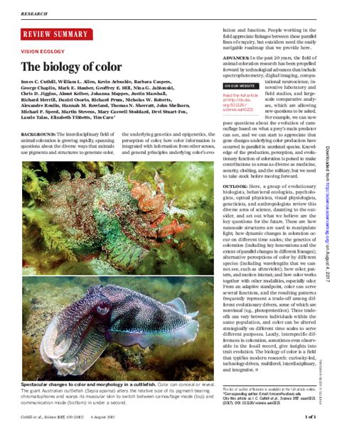 The biology of color | Science - muktibox.com