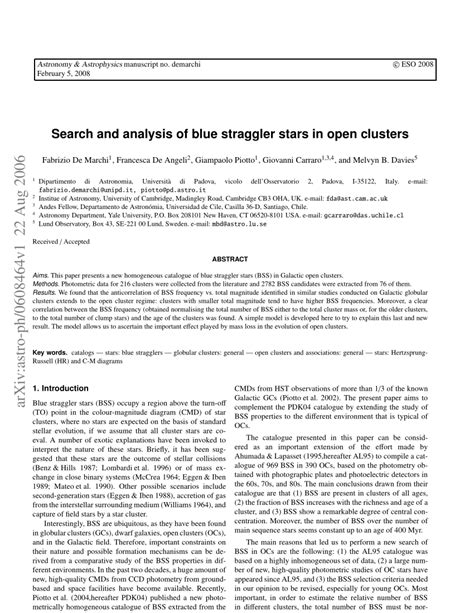 The Blue Straggler Mystery - wintechmobiles.com