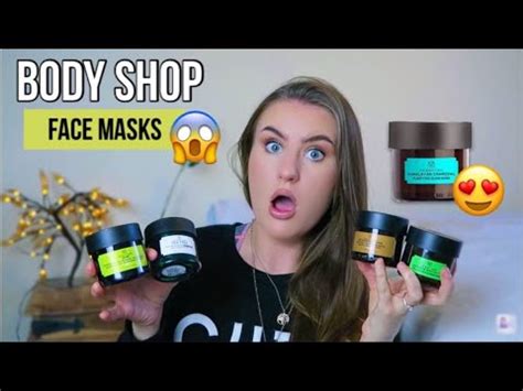 THE BODY SHOP Face Masks Full Range Review! - YouTube