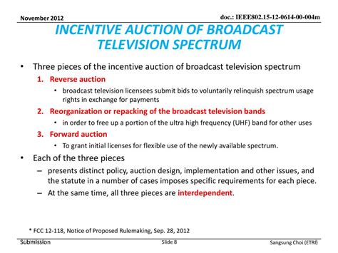 THE BROADCAST TELEVISION SPECTRUM INCENTIVE …