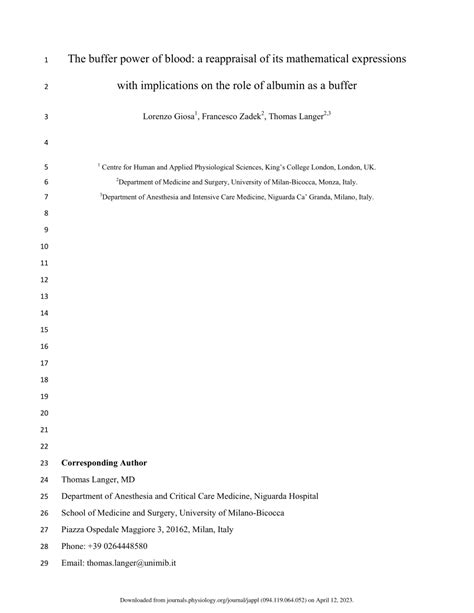 The buffer power of blood: a reappraisal of its mathematical ... - wintechmobiles.com