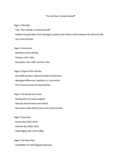 The Cold War A Global Standoff (pdf) - CliffsNotes - wintechmobiles.com