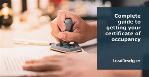 The Complete Process of Getting an Occupancy Certificate: Occupancy ... - balustradellc