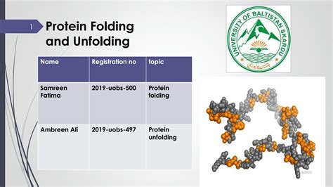 The concept of protein folding/unfolding and its impacts on human ... - muktibox.com
