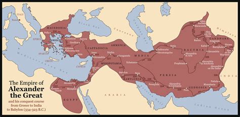 The conquests of Alexander the Great - The map as history - wintechmobiles.com