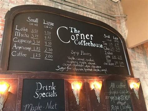 THE CORNER COFFEEHOUSE, Hopkinsville - Menu, …