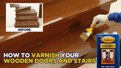 The correct way to varnish a wooden door - balustradellc