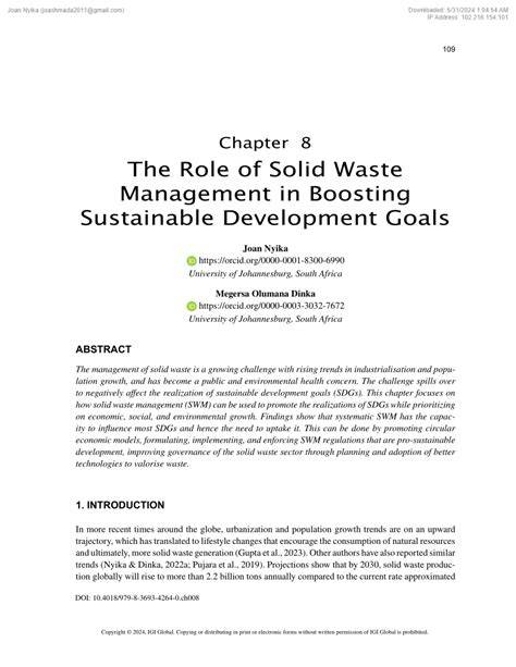 The development of a sustainable intervention strategy for solid waste ... - raincitystudios.com