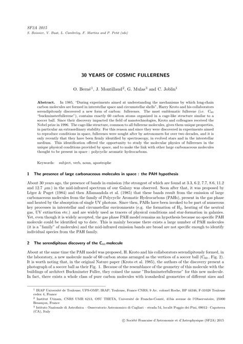 The discovery of cosmic fullerenes - Nature Astronomy - wintechmobiles.com