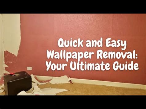 The Easiest Way to Remove Wallpaper: Step-by-Step Guide - balustradellc