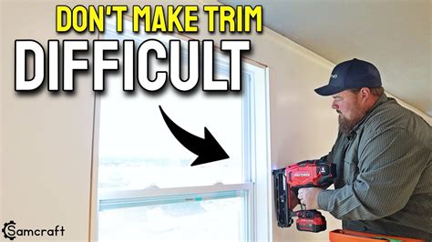 THE EASY WAY to Install Window and Door Trim - balustradellc