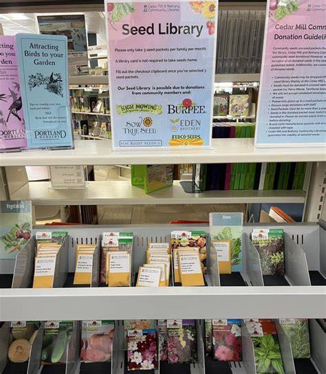 The ElkBend community seed library - raincitystudios.com