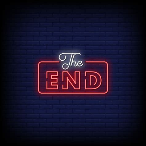 THE END SIGN
