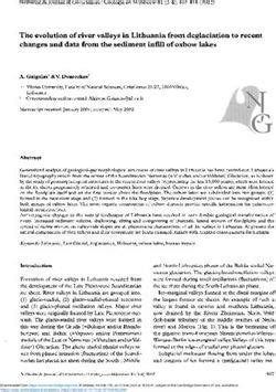 The evolution of river valleys in Lithuania from deglaciation to recent ... - wintechmobiles.com